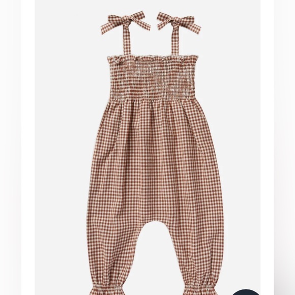 Rylee + Cru Sawyer Jumpsuit in Redwood Gingham - Picture 3 of 3